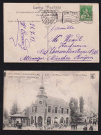 Belgium 1913 Picture Postcard GAND EXPOSITION X MUNICH Germany - Vlagstempels