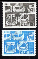 Sweden - 1969 - Viking Ship From Old Swedish Coin - Mint Stamp Set - Neufs