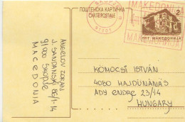 Macedonia Uprated Postal Stationery Card - Macedonia