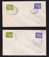 Irland Eire 1971   2 Cover AMBULANTE Railway Postmark - Brieven En Documenten