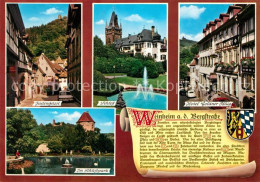 73054393 Weinheim Bergstrasse Judengasse Schloss Hotel Goldner Pflug Schlosspark - Weinheim