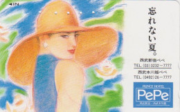 Télécarte JAPON / 110-127809 - FEMME / Série PRINCE PEPE - WOMAN GIRL JAPAN Free Phonecard - 10223 - Personaggi
