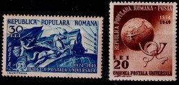 ROMANIA 1949 UPU MI No 1189-90 MNH VF!! - Neufs
