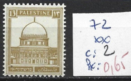 PALESTINE 72 ** Côte 2 € - Palestine