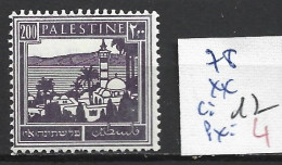 PALESTINE 78 ** Côte 12 € - Palestine