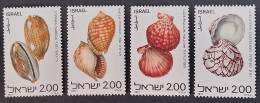 Coquillages Shells // Série Complète Neuve ** MNH ; Israêl YT 668/671 (1977) Cote 2 € - Ongebruikt (zonder Tabs)