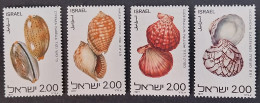 Coquillages Shells // Série Complète Neuve ** MNH ; Israêl YT 668/671 (1977) Cote 2 € - Nuevos (sin Tab)