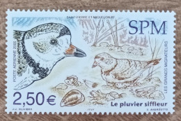 Saint Pierre Et Miquelon - YT Aérien N°85 - Faune / Oiseaux / Les Grands Migrateurs / Pluvier Siffleur - 2005 - Neuf - Nuovi