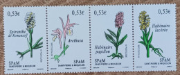 Saint Pierre Et Miquelon - YT N°871 à 874 - Flore Sauvage / Fleurs / Orchidées - 2006 - Neuf - Ungebraucht