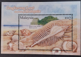 Coquillages Shells // Bloc Neuve ** MNH ; Malaysie BF 118 (2008) Cote 2.50 € - Malaysia (1964-...)