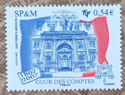 Saint Pierre Et Miquelon - YT N°885 - Cour Des Comptes - 2007 - Neuf - Unused Stamps