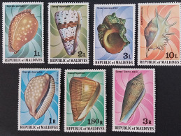 Coquillages Shells // Série Complète Neuve ** MNH ; Maldives YT 751/757 (1978) Cote 10 € - Maldivas (1965-...)
