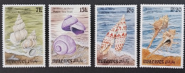 Coquillages Shells // Série Complète Neuve ** MNH ; Maldives YT 1650/1653 (1993) Cote 10 € - Maldivas (1965-...)
