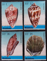 Coquillages Shells // Série Complète Neuve ** MNH ; Maldives YT 3999/4002 (2010) Cote 10.70 € - Maldivas (1965-...)