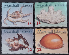 Coquillages Shells // Série Complète Neuve ** MNH ; Marshall YT 909/912 (1998) Cote 4.80 € - Marshalleilanden