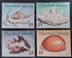 Coquillages Shells // Série Complète Neuve ** MNH ; Marshall YT 909/912 (1998) Cote 4.80 € - Marshall