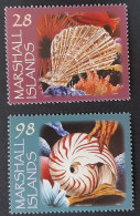 Coquillages Shells // Série Complète Neuve ** MNH ; Marshall YT 2573/2574 (2010) Cote 2.60 € - Marshallinseln
