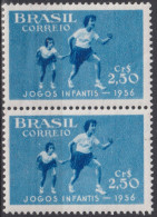 1956 Brasilien ** Mi:BR 892, Sn:BR 835, Yt:BR 618, 6th Children's Games - Rio De Janeiro, Sport - Nuovi