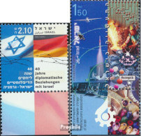 Israel 1841,1851 Mit Tab (kompl.Ausg.) Postfrisch 2005 Diplomatie, Industriellenverband - Ongebruikt (met Tabs)