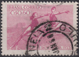 1955 Brasilien ° Mi:BR 884, Sn:BR 828, Yt:BR 610, Spring Sport Games, Sport - Used Stamps