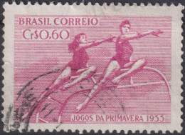 1955 Brasilien ° Mi:BR 884, Sn:BR 828, Yt:BR 610, Spring Sport Games, Sport - Used Stamps