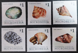 Coquillages Shells // Série Complète Neuve ** MNH ; Micronésie YT 2053/2058 (2013) Cote 21 € - Micronesië