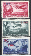 ROUMANIA Luchtpost / Airmail Yvert A59-59B-60 **/MNH - Unused Stamps