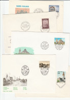 5  FINLAND FDCs 1961 -1988  Covers  Stamps Cover Fdc - FDC