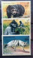 UN Wien 2001 Gefährdete Tiere Mi 327/30** Nur Die 3v** Säuger Von 4v Im Angebot - Unused Stamps
