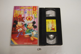 CA3 CASSETTE VIDEO VHS LE PRINCE ET LE PAUVRE WALT DISNEY - Animatie