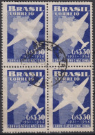 1956 Brasilien  AEREO ° Mi:BR 893, Sn:BR 836, Yt:BR PA67, 25 Years Airmail - Luftpost