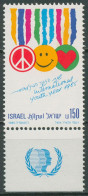 Israel 1985 Jahr Der Jugend Friedensbewegung 1011 Mit Tab Postfrisch - Neufs (avec Tabs)