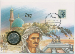 Irak 1994 Ölfeld Numisbrief 10 Fils (N522) - Irak