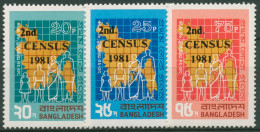 Bangladesch 1981 Volkszählung 150/52 Postfrisch - Bangladesh