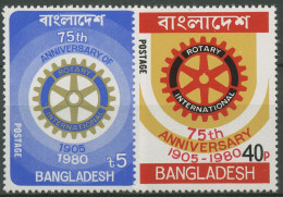 Bangladesch 1980 Rotary Club International 131/32 Postfrisch - Bangladesh