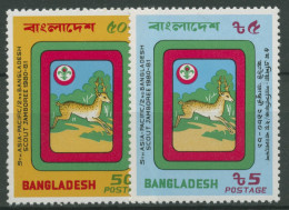 Bangladesch 1981 Pfadfinder Emblem 148/49 Postfrisch - Bangladesch