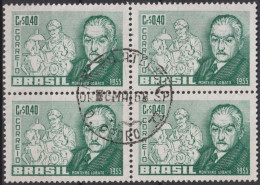 1955 Brasilien ° Mi:BR 885, Sn:BR 829, Yt:BR 612, José Bento Renato Monteiro Lobato (1882-1948) - Gebruikt