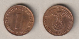 00846) Deutschland, 3. Reich, 1 Reichspfennig 1939F - 1 Reichspfennig