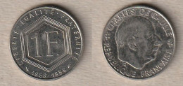 02376) Frankreich, 1 Franc 1988 De Gaule - 1 Franc