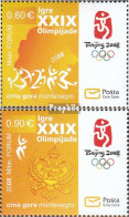 Montenegro 164-165 (kompl.Ausg.) Postfrisch 2008 Olympische Sommerspiele 2008 - Montenegro