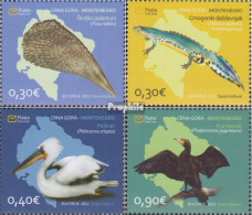 Montenegro 260-263 (kompl.Ausg.) Postfrisch 2011 Fauna - Montenegro