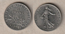 02374) Frankreich, 1 Franc 1978 - 1 Franc