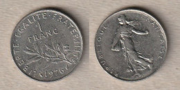 02370) Frankreich, 1 Franc 1976 - 1 Franc