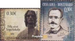 Montenegro 258,259 (kompl.Ausg.) Postfrisch 2011 Tripa Kokolje, Vrcevic - Montenegro