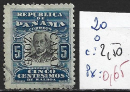 PANAMA ZONE DU CANAL 20 Oblitéré Côte 2.50 € - Zona Del Canale / Canal Zone