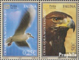 Montenegro 141-142 Paar (kompl.Ausg.) Postfrisch 2007 Vögel - Montenegro