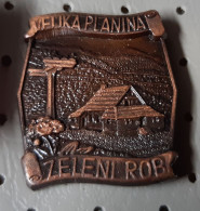 Velika Planina Mountain Lodge Ski Lift Skiing Alpinism,  Mountaineering Slovenia Pin - Alpinisme, Beklimming