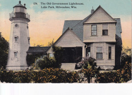 ETATS-UNIS - MILWAUKEE - The Old Gouverment Lighthouse - Lake Park - 1913 - Milwaukee