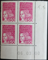 3096** Luquet 4.50 Rose Type II - 1990-1999