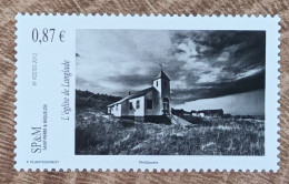 Saint Pierre Et Miquelon - YT N°1033 - Eglise De Langlade - 2012 - Neuf - Unused Stamps